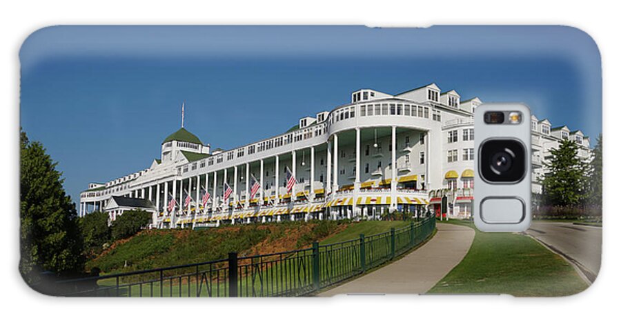 Grand Hotel Galaxy Case featuring the photograph Grand Hotel Mackinac Island 2 by Rachel Cohen