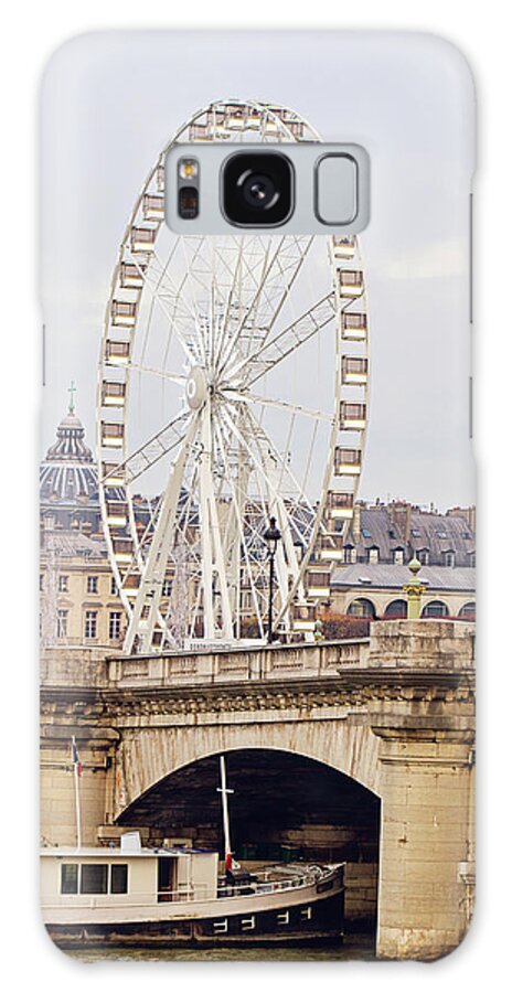 Grande Roue Galaxy Case featuring the photograph Grande Roue in Paris by Melanie Alexandra Price