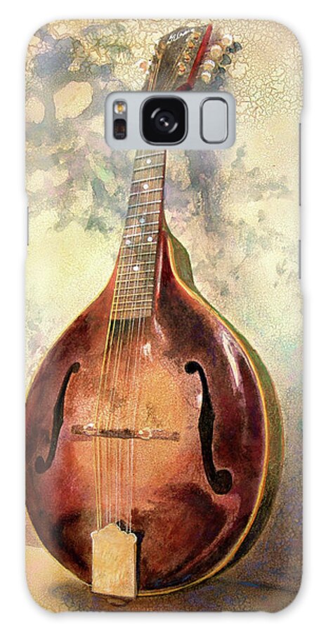 Mandolin Galaxy Case featuring the painting Grandaddy's Mandolin by Andrew King