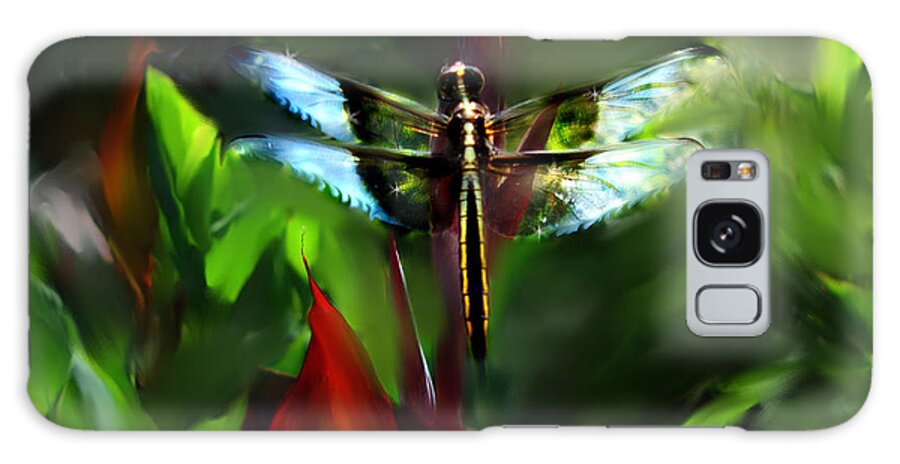 Dragonfly Galaxy Case featuring the digital art Grandpa's Dragon by Lisa Redfern
