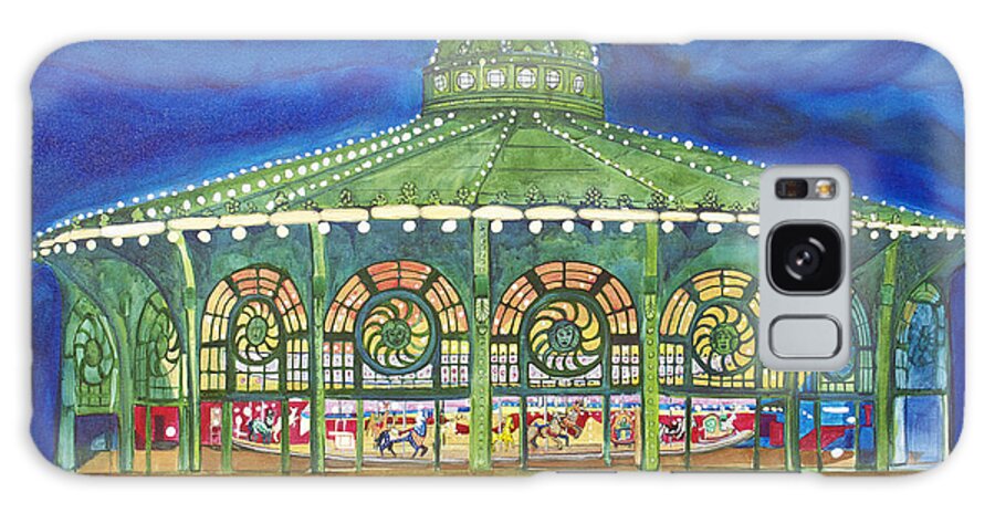 Night Paintings Of Asbury Park Galaxy Case featuring the painting Grasping the Memories by Patricia Arroyo