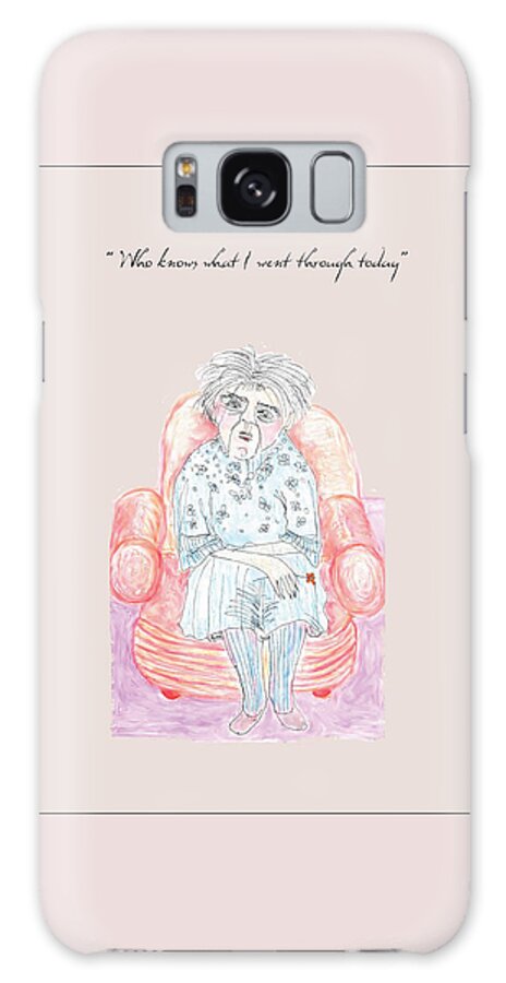 Humor Galaxy S8 Case featuring the drawing Great Day by Heather Hennick
