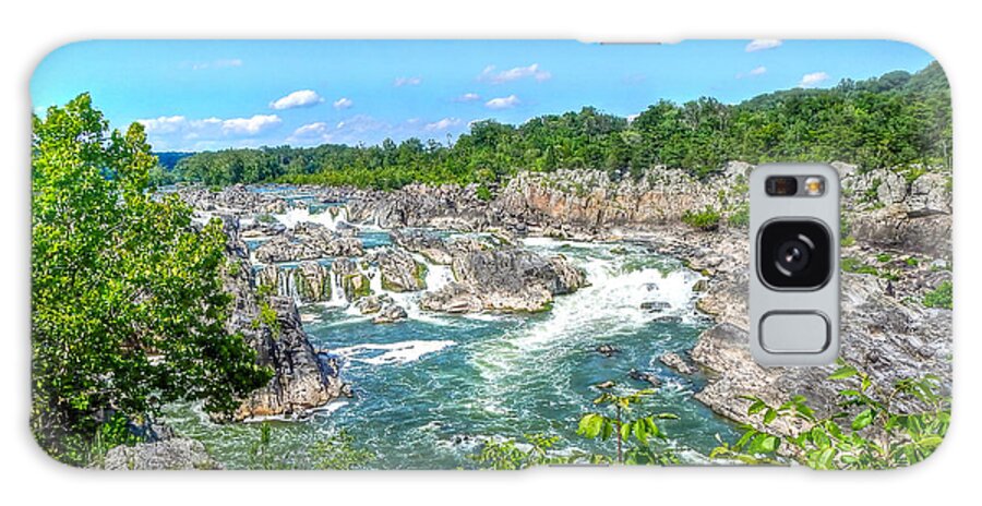 Great Falls Galaxy S8 Case featuring the photograph Great Falls on the Potomac by Don Mercer