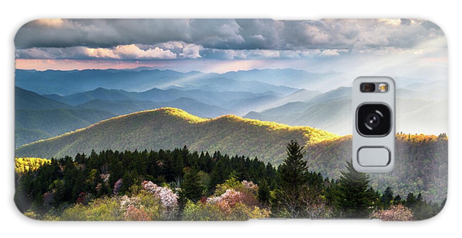 Great Smoky Mountains Galaxy Case featuring the photograph Great Smoky Mountains National Park - The Ridge by Dave Allen