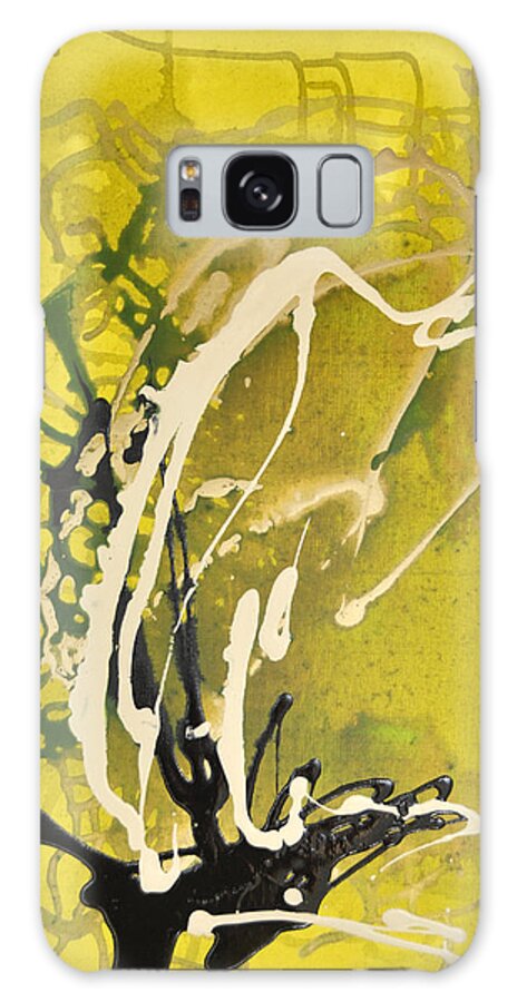 Sonal Raje Galaxy Case featuring the painting Green Earth by Sonal Raje