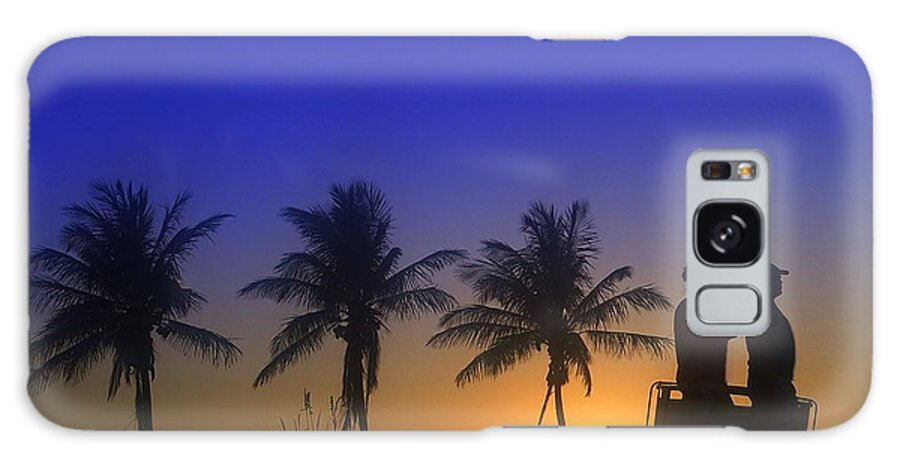 Sunset Galaxy Case featuring the photograph Greg by Robert Francis