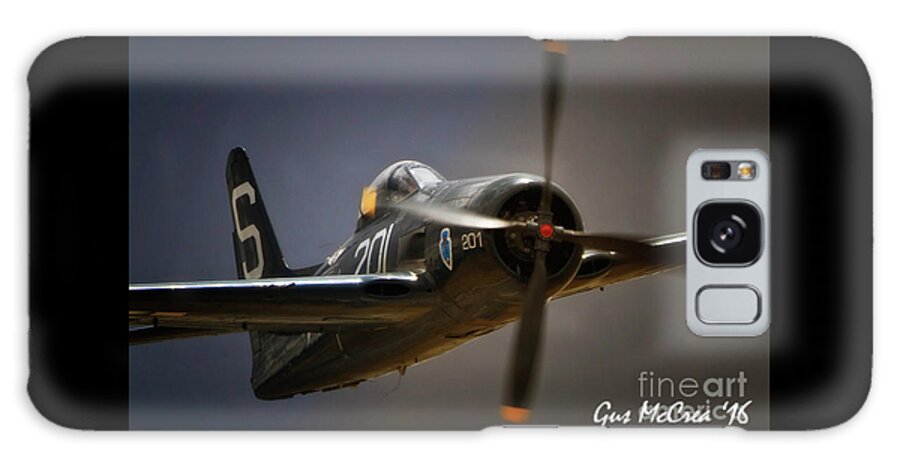 Fighter Aircraft Galaxy Case featuring the photograph Growlin Bearcat by Gus McCrea