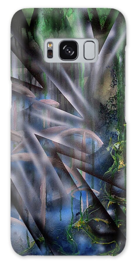 Airbrush Galaxy Case featuring the painting Growth by Leigh Odom