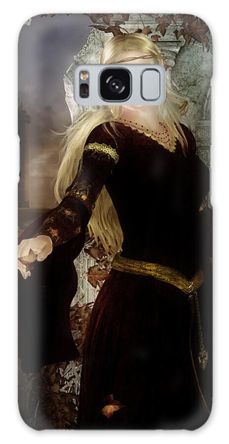 Camelot Galaxy Case featuring the digital art Guinevere's Tears by Karen Howarth