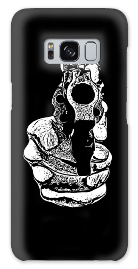 Gunman Galaxy Case featuring the photograph Gunman T-shirt by Edward Fielding