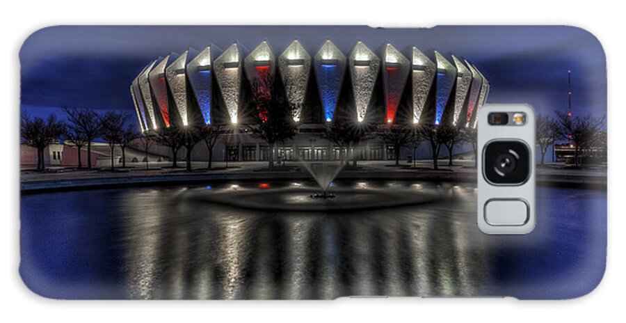 Coliseum Galaxy Case featuring the photograph Hampton Coliseum by Jerry Gammon
