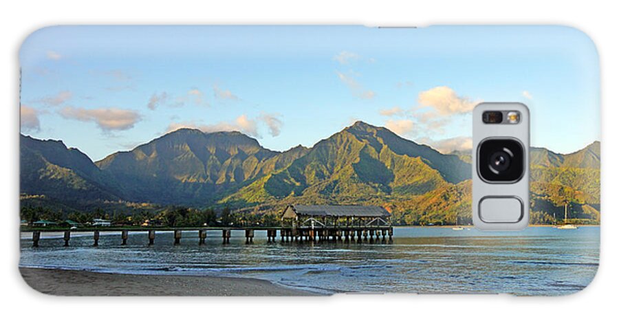 Hanalei Bay Galaxy S8 Case featuring the photograph Hanalei Bay Morning Kauai by Kevin Smith