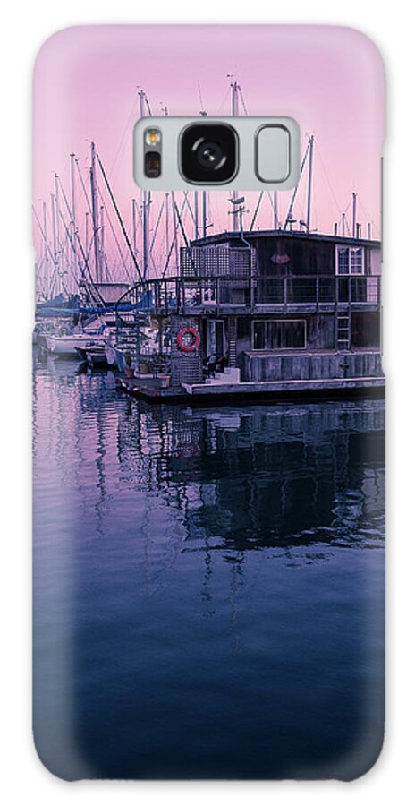 Harbor Galaxy Case featuring the photograph Harbor at Santa Barbara by Tim Newton