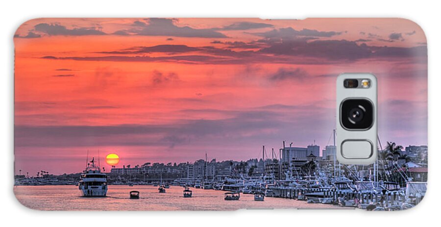 Sunset Galaxy Case featuring the photograph Harbor Cruise by Eddie Yerkish