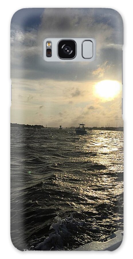  Galaxy Case featuring the photograph Harbor Sunset by Elizabeth Harllee