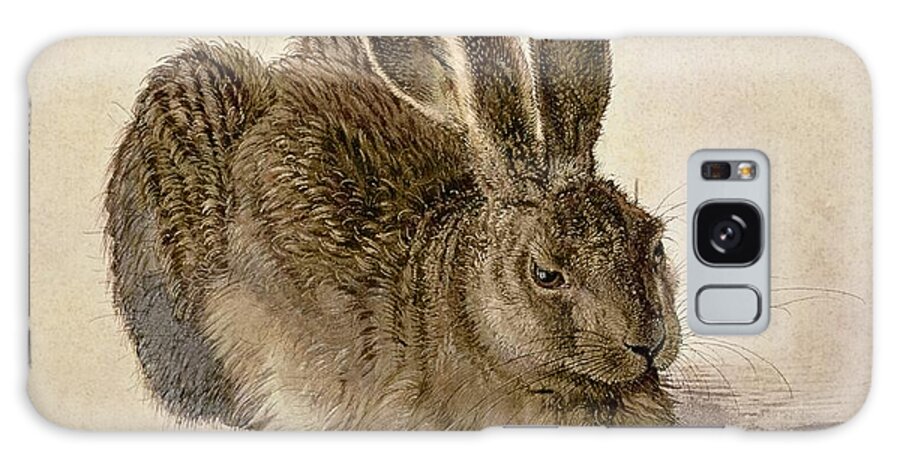 Hare Galaxy Case featuring the painting Hare by Albrecht Durer