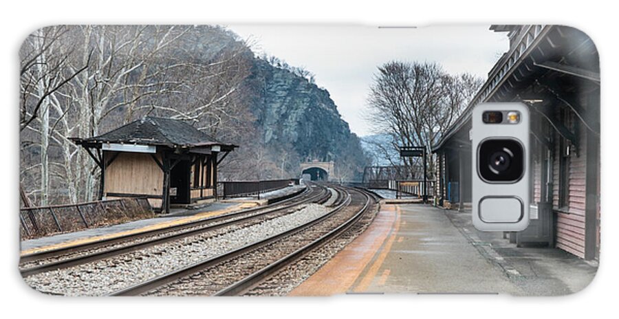 Csx Galaxy Case featuring the photograph Harpers Ferry Train Station by Thomas Marchessault