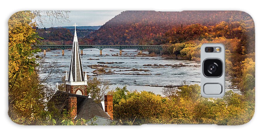 Harpers Ferry Galaxy Case featuring the photograph Harpers Ferry, West Virginia by Ed Clark