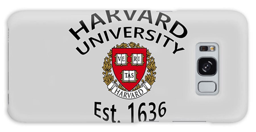 Harvard University Galaxy Case featuring the digital art Harvard University Est 1636 by Movie Poster Prints