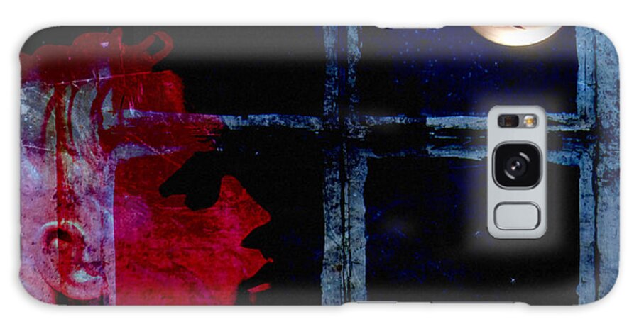 Manipulated Galaxy Case featuring the photograph Harvest Moon by LemonArt Photography