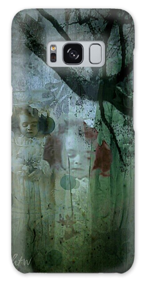 Vintage Galaxy Case featuring the digital art Haunting by Delight Worthyn