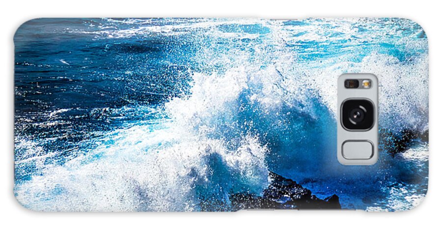 Hawaii Galaxy Case featuring the photograph Hawaii Splash by Pamela Newcomb