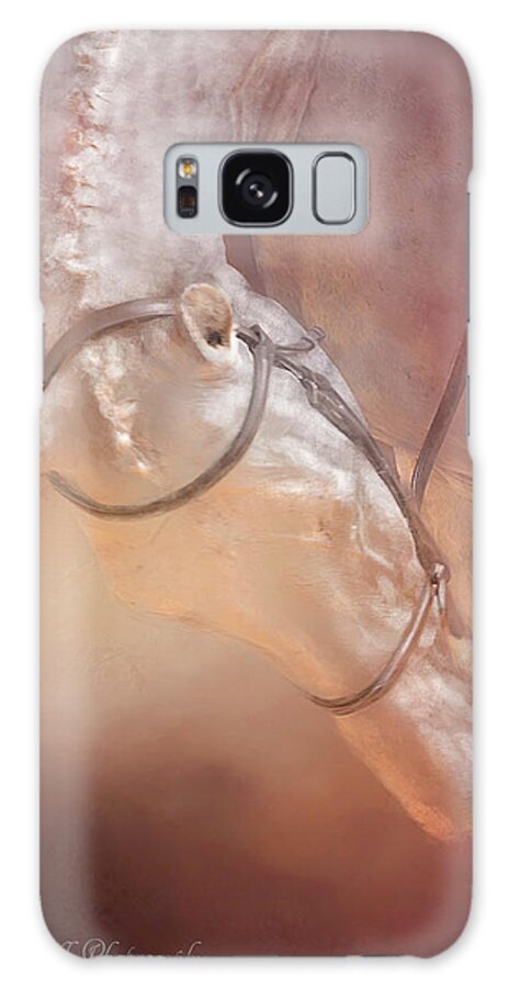Horse Galaxy Case featuring the photograph Head Down by Kathy Russell