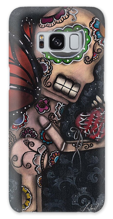 Butterfly Galaxy Case featuring the painting Healing by Abril Andrade