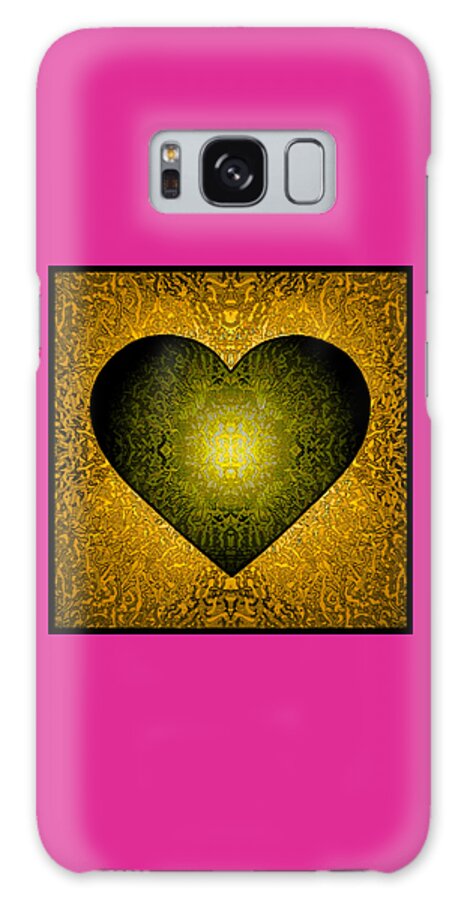  Galaxy Case featuring the painting Heart of Gold by Steve Fields