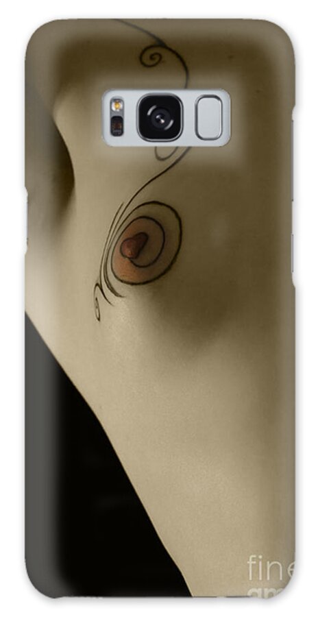 Artistic Photographs Galaxy Case featuring the photograph Heart upon my chest by Robert WK Clark
