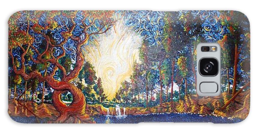 Tree Galaxy Case featuring the painting Hearts Heal by Stefan Duncan