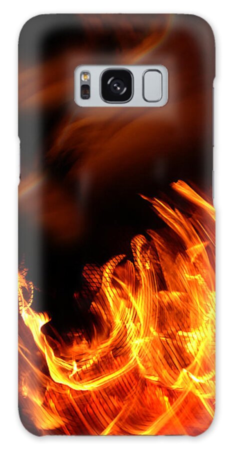 Fire Galaxy Case featuring the photograph Heavenly Flame by Donna Blackhall