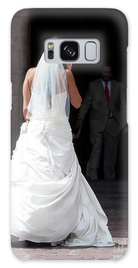 Bride Galaxy Case featuring the photograph Hello Mama...I'm not sure.. by Barry Weiss