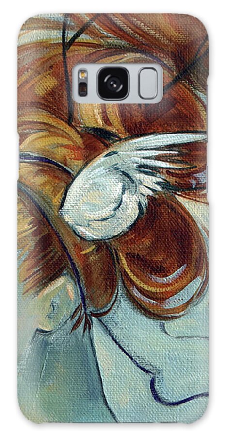 Art Deco Galaxy S8 Case featuring the painting Hera by Jacqueline Hudson