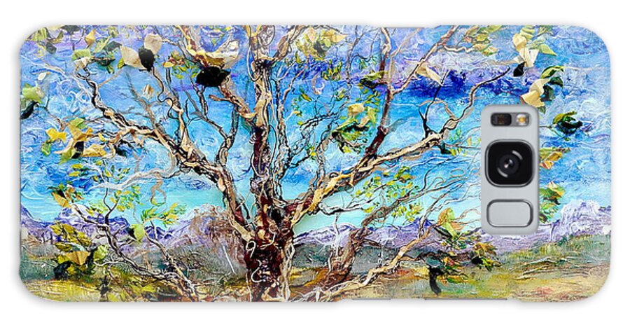 Tree Galaxy Case featuring the painting Herald by Regina Valluzzi