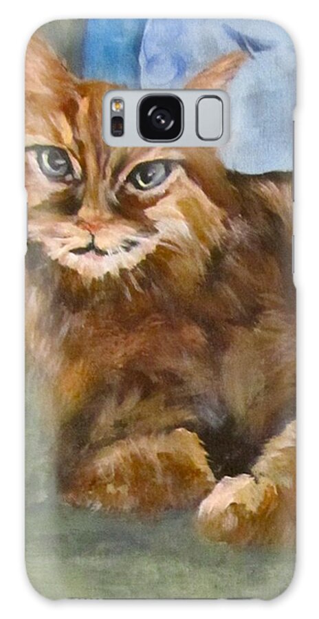 Cat Galaxy Case featuring the painting Hey Diddle Diddle by Barbara O'Toole