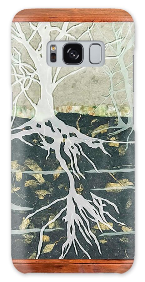 Carved Glass Galaxy Case featuring the glass art Hidden... by Alone Larsen
