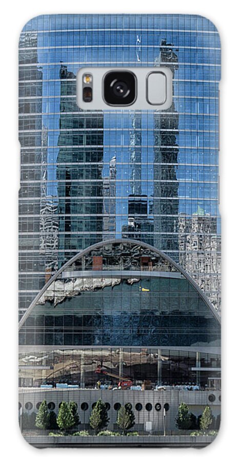 Illinois Galaxy Case featuring the photograph High Rise Reflections by Alan Toepfer