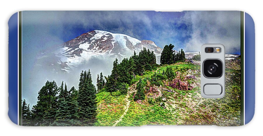 Wild Galaxy S8 Case featuring the photograph Hiking Rainier by Deborah Klubertanz