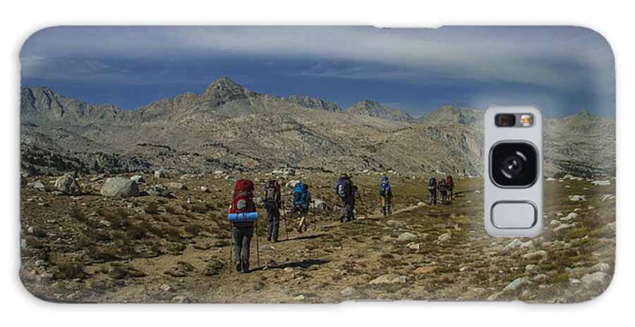 Sierra Nevada Galaxy Case featuring the photograph Hiking Through Humphrey Basin by Doug Scrima