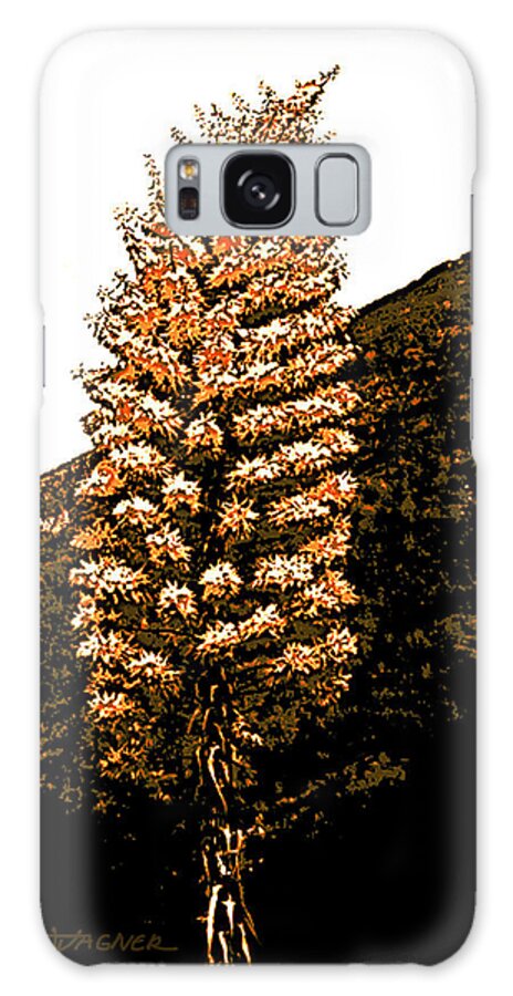 Yucca Galaxy Case featuring the photograph Hillside Yucca by Pat Wagner