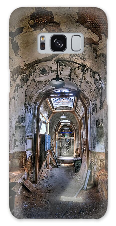 Abandoned Galaxy Case featuring the photograph Holes in the Walls by Evelina Kremsdorf