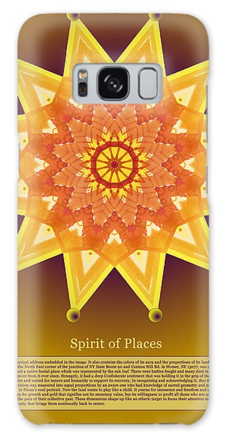 Spirit Galaxy Case featuring the digital art Homer, NY by AHONU Aingeal Rose