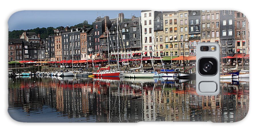 France Galaxy Case featuring the photograph Honfleur Harbour, Normandy, France by Aidan Moran
