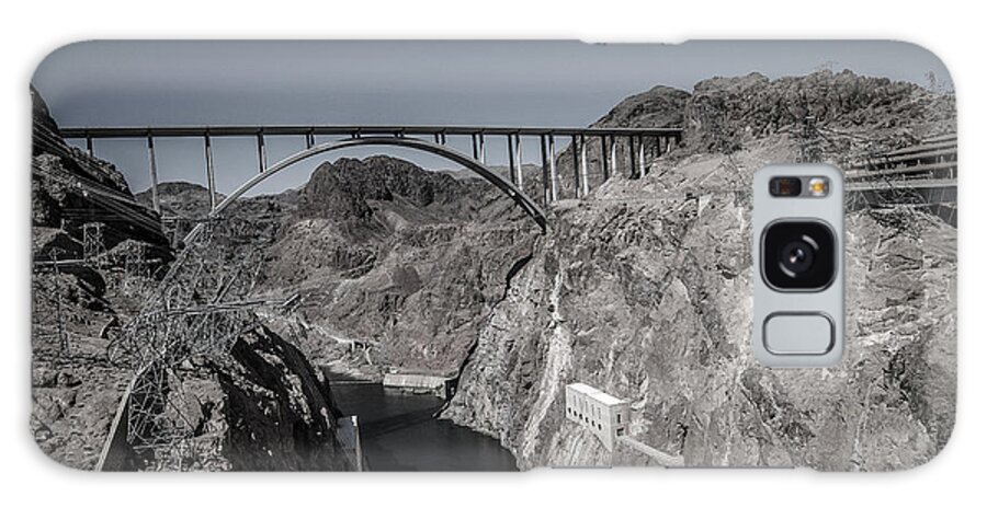 Scenic Galaxy Case featuring the photograph Hoover Dam Bridge by William Bitman