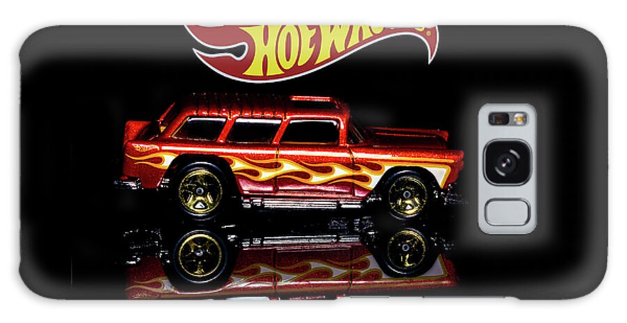 55 Chevy Nomad Galaxy Case featuring the photograph Hot Wheels '55 Chevy Nomad by James Sage