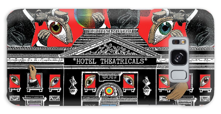  Galaxy Case featuring the digital art Hotel Theatricals by Eric Edelman