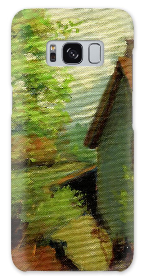 Walt Maes Galaxy Case featuring the painting House in Holland by Walt Maes