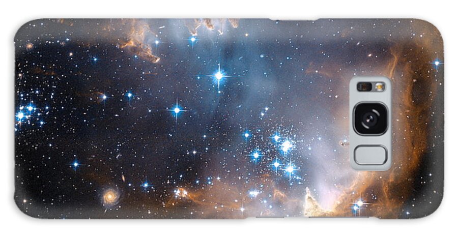 Space Galaxy Case featuring the photograph Hubble's View Of N90 Star-Forming Region by Eric Glaser
