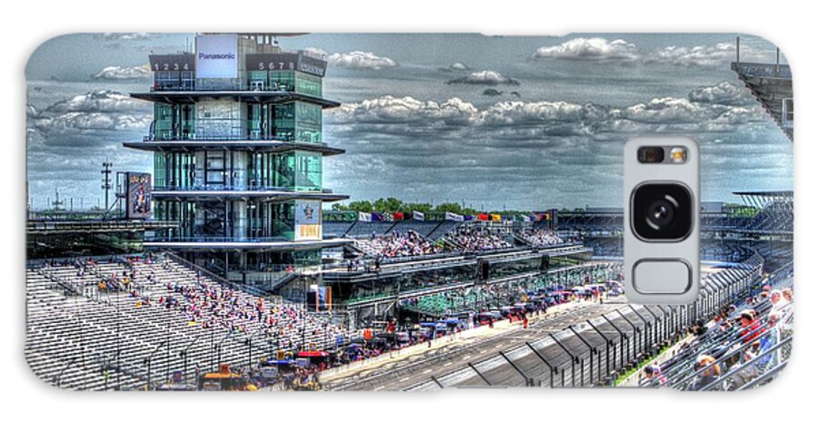 Indy 500 Galaxy Case featuring the photograph Hulman Suites by Josh Williams